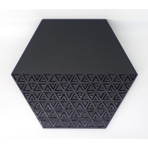 RHYTHM - 11X13, BLACK PATTERN, MATTE
